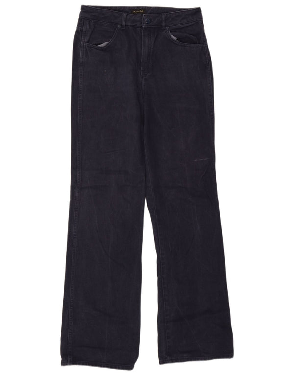 Massimo Dutti Jeans bootcut da donna a vita alta EU 40 Medio W30 L33 Blu navy