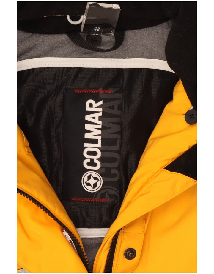 Giacca da sci con cappuccio da donna Colmar IT 48 XL Nylon color block giallo
