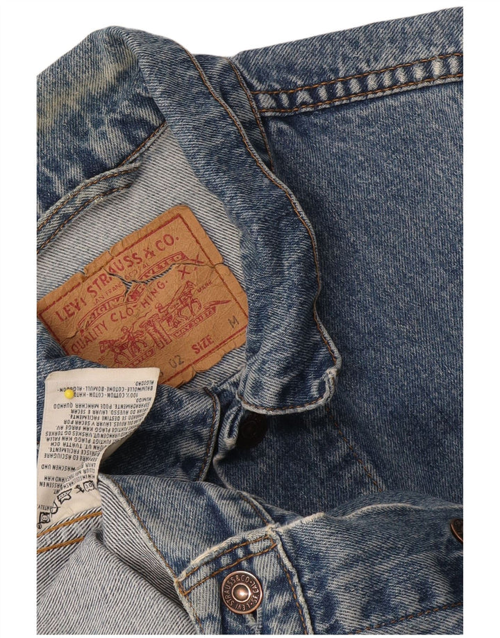 Giacca di jeans da uomo Levi's UK 38 Cotone blu medio