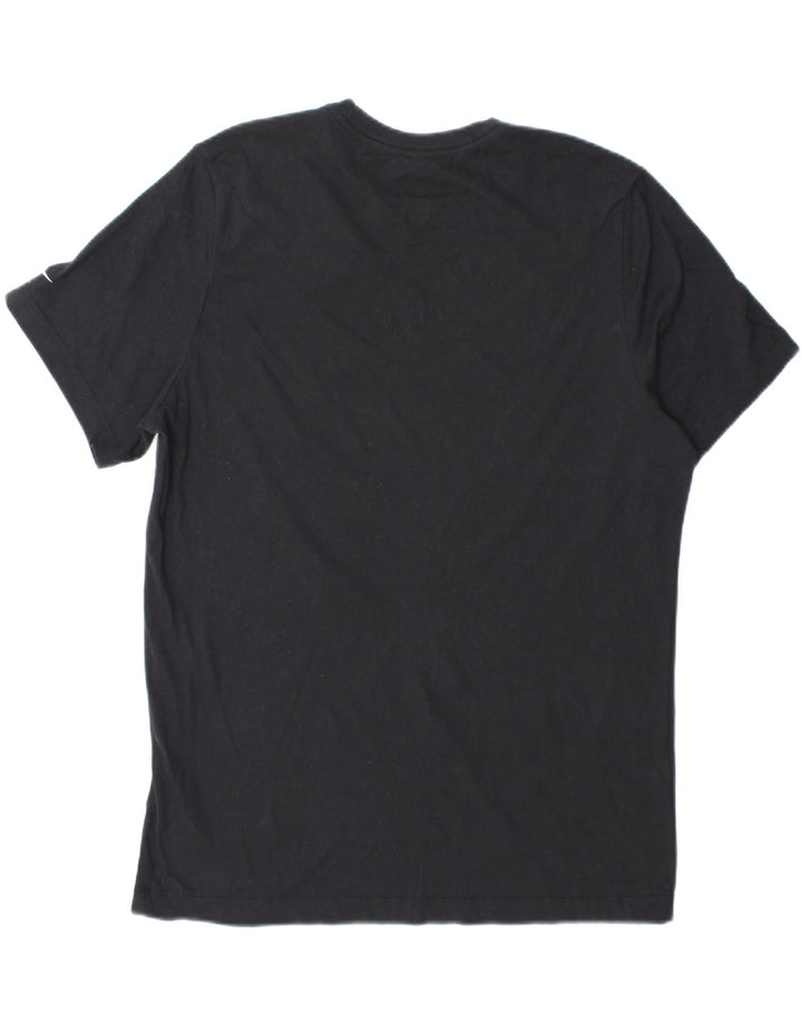 T-shirt grafica Nike Dri Fit da uomo, taglia grande, nera