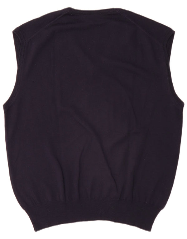 Canotta da uomo AUSTRALIAN L'ALPINA IT 52 Large Blu Navy Lana