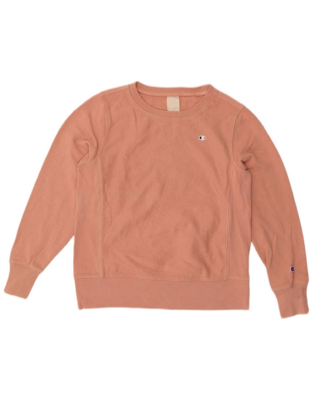 Felpa Champion da donna con trama inversa, UK 16, grande, cotone arancione