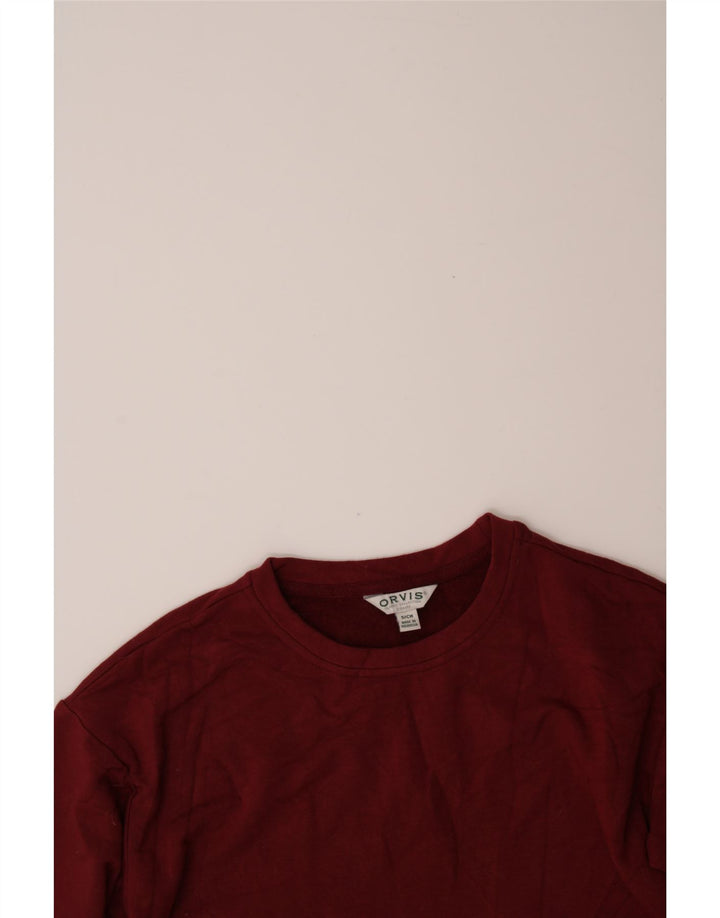 ORVIS Mens Sweatshirt Jumper Small Red Modal Vintage Orvis and Second-Hand Orvis from Messina Hembry 