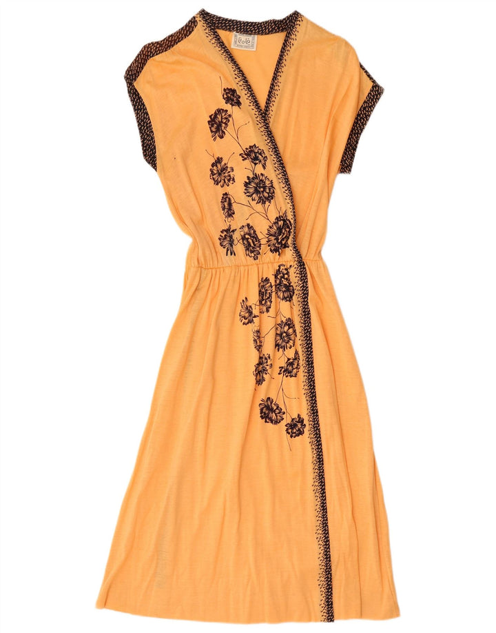 Abito avvolgente da donna LILO UK 10 piccolo floreale rosa