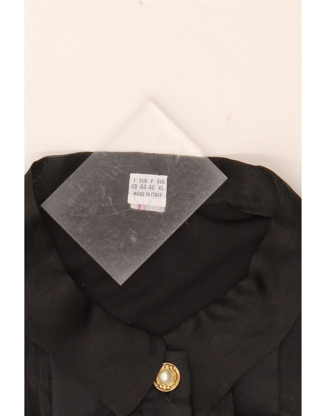 Body senza maniche in velluto da donna IMEC IT 48 XL Nero