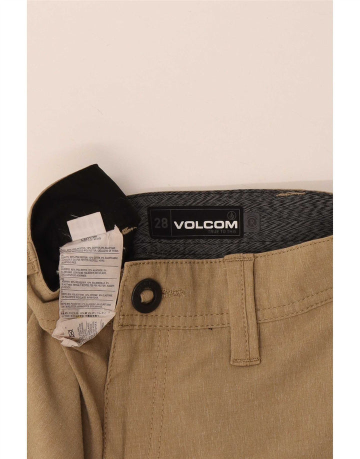Pantaloncini chino da uomo Volcom W28 poliestere beige medio