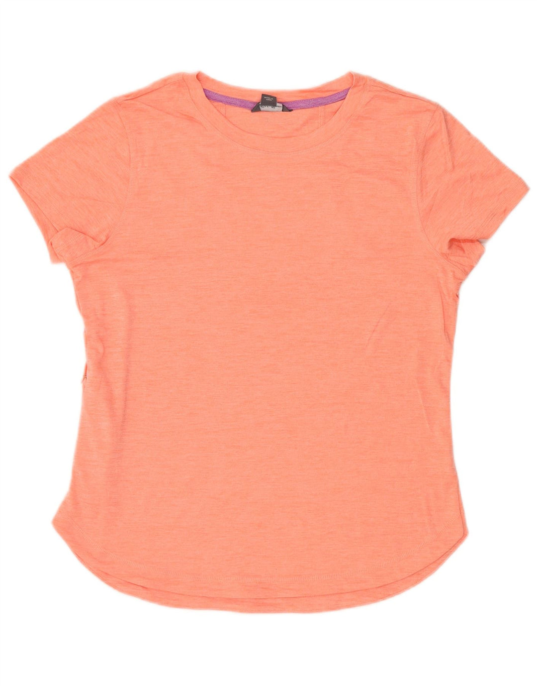 T-shirt da donna EDDIE BAUER UK 14 poliestere rosa medio