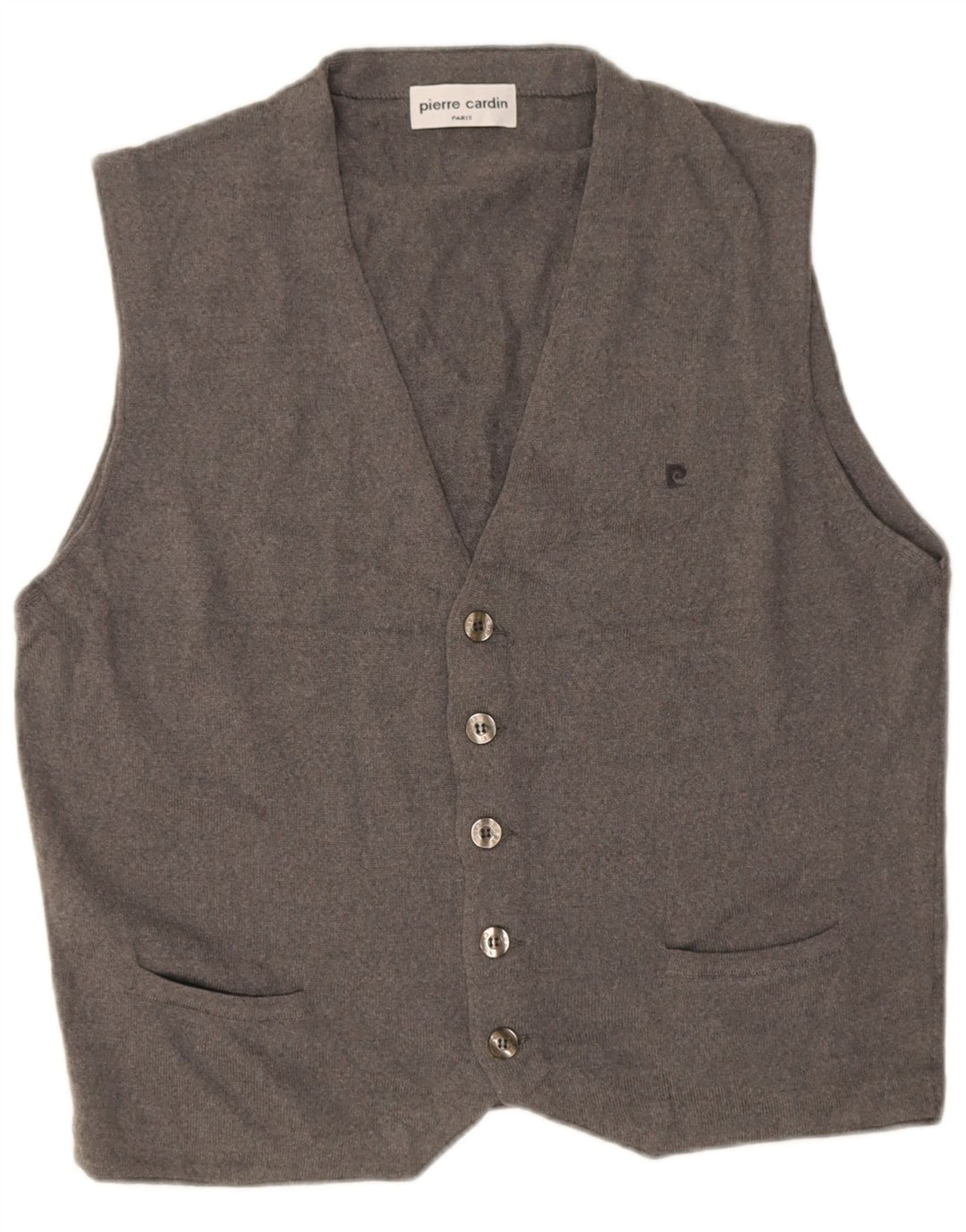 Gilet da uomo Pierre Cardin IT 52 grande acrilico grigio