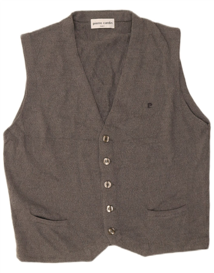 Gilet da uomo Pierre Cardin IT 52 grande acrilico grigio