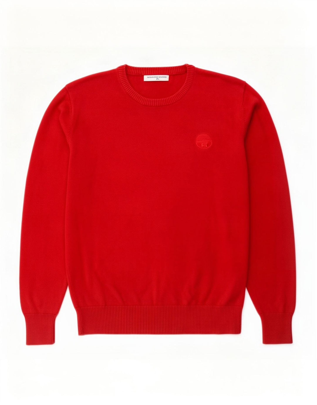 Maglione maglione girocollo da uomo North Sails XL in cotone rosso