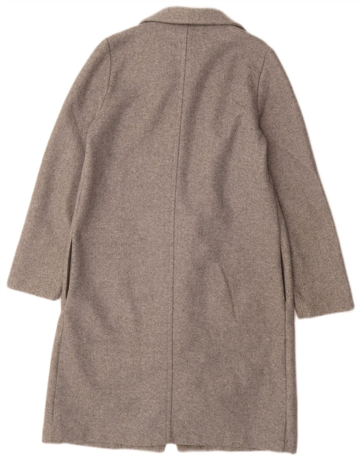 Soprabito aperto da donna Zara UK 10 piccolo poliestere grigio