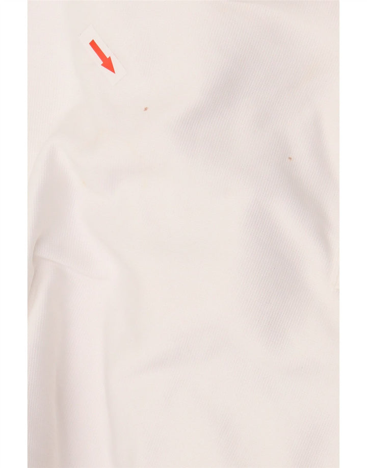 Felpa con cappuccio grafica da uomo UNDER ARMOUR, grande, poliestere color block bianco