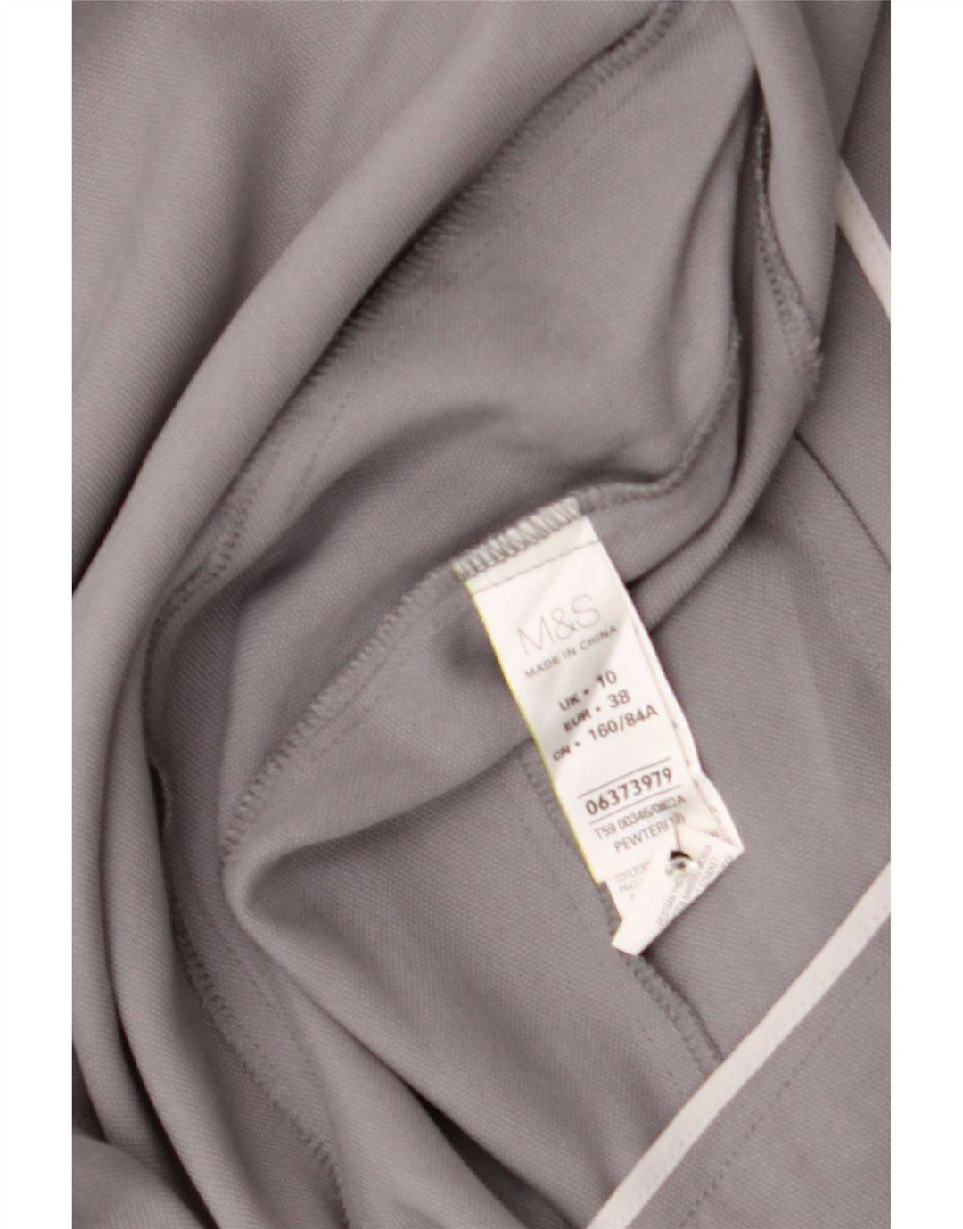 Giacca Open Blazer da donna Marks & Spencer UK 10 Small Lyocell grigio