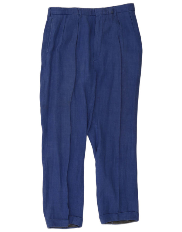 Pantaloni chino con pegging da uomo Polo Ralph Lauren W36 L30 Blu