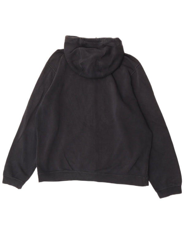 Felpa con cappuccio e zip Nike da uomo XL in cotone nero