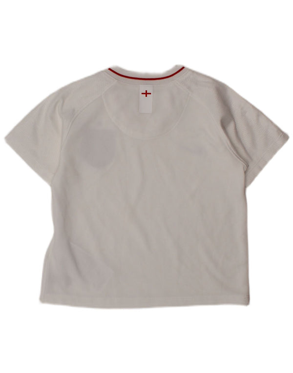 T-shirt NIKE per neonato Inghilterra 12-18 mesi in poliestere bianco