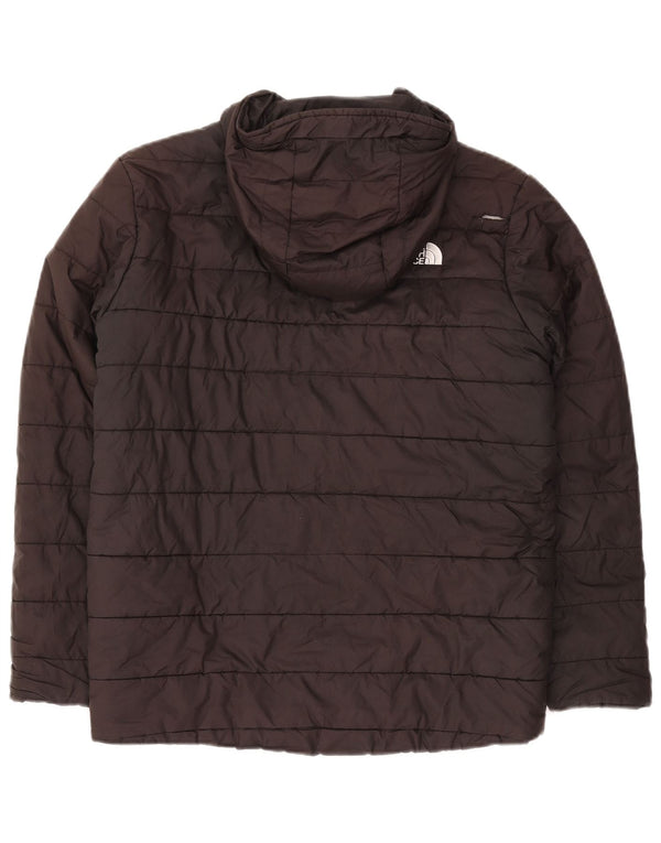 Giacca imbottita con cappuccio THE NORTH FACE per ragazzi 11-12 anni nera