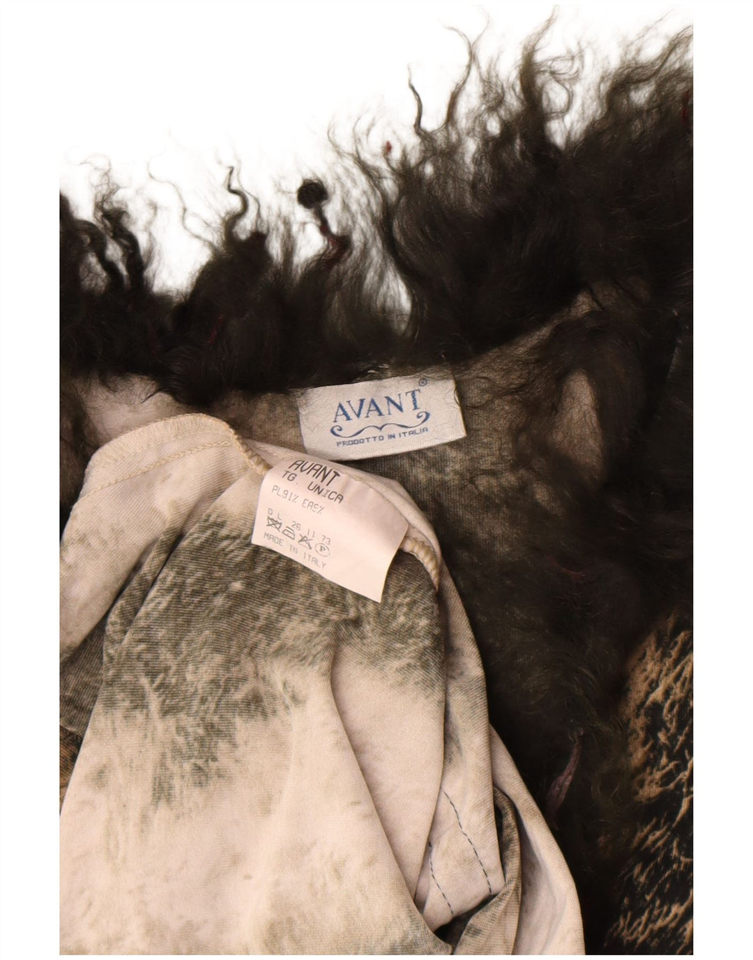 Top da donna a maniche lunghe Avant UK 6 XS poliestere con stampa animalier marrone