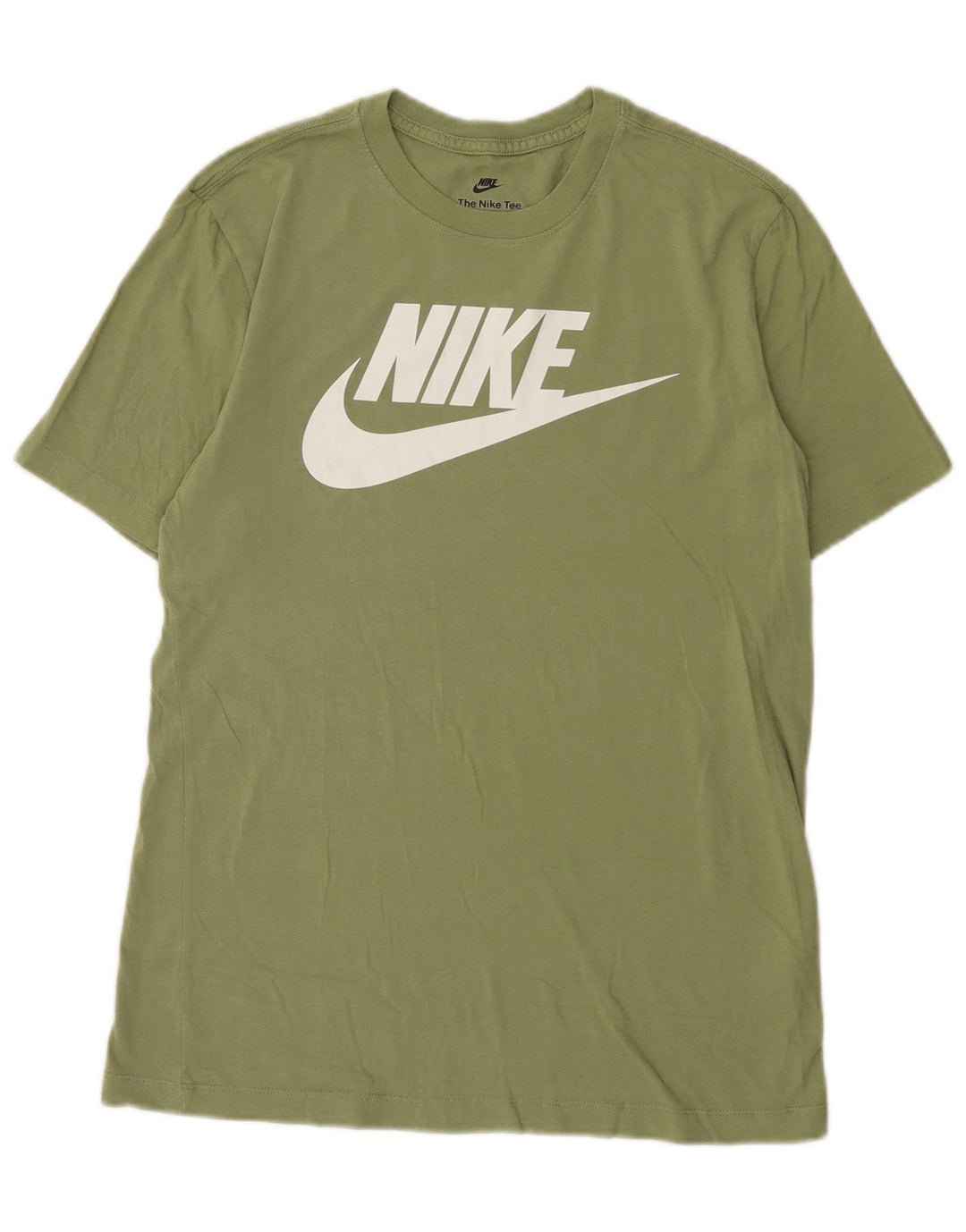 T-shirt grafica da uomo Nike Top Small in cotone kaki