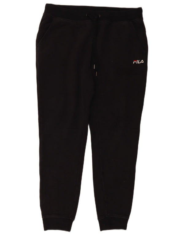 Pantaloni da tuta da uomo Fila Joggers Large in cotone nero