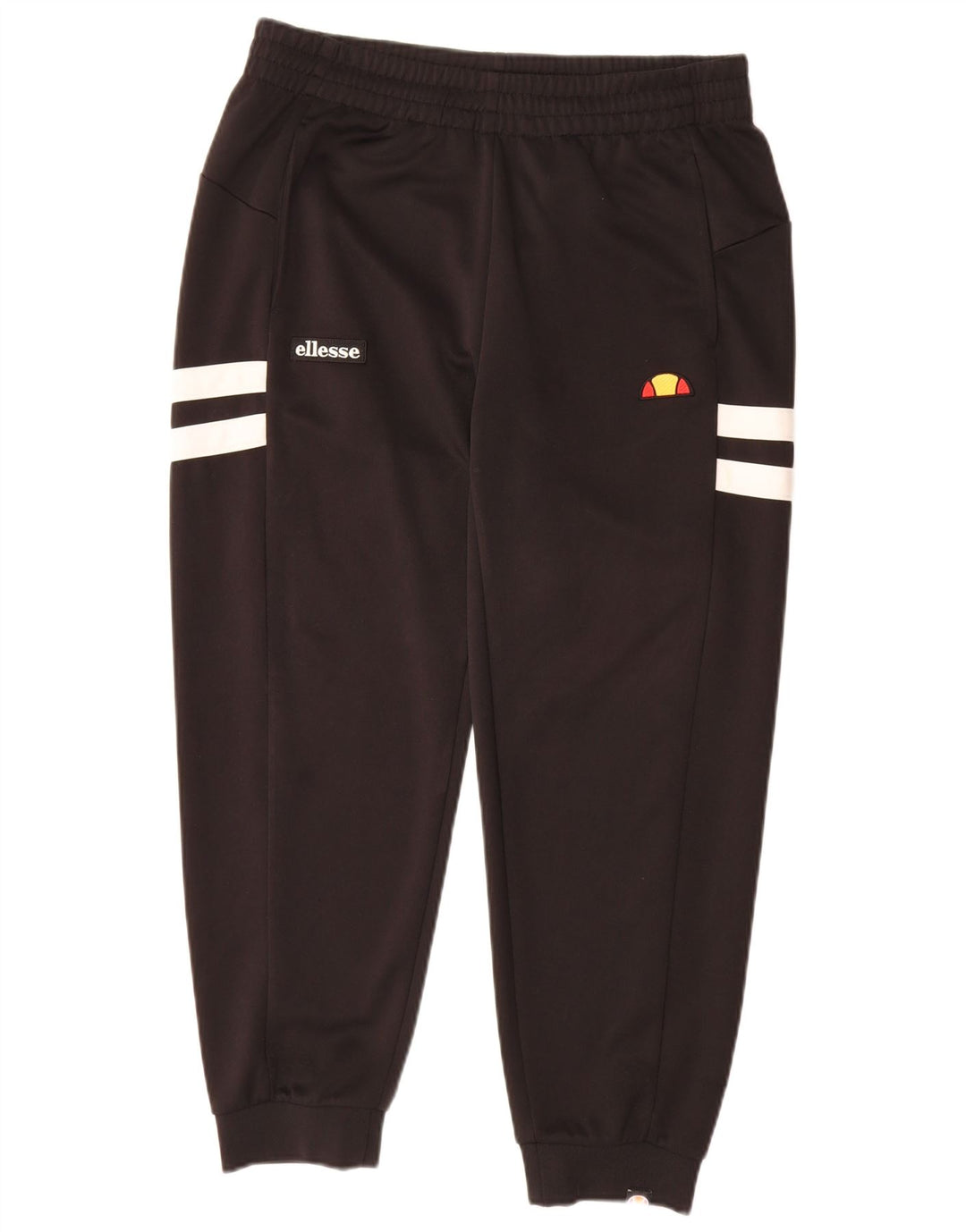 ELLESSE Pantaloni da tuta da uomo Joggers Small Poliestere color block nero
