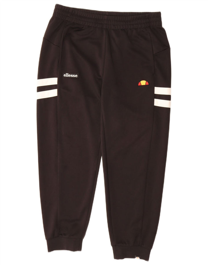 ELLESSE Pantaloni da tuta da uomo Joggers Small Poliestere color block nero