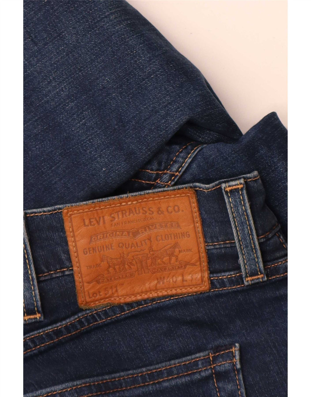 Jeans Levi's Uomo 511 Slim W40 L32 Cotone Blu