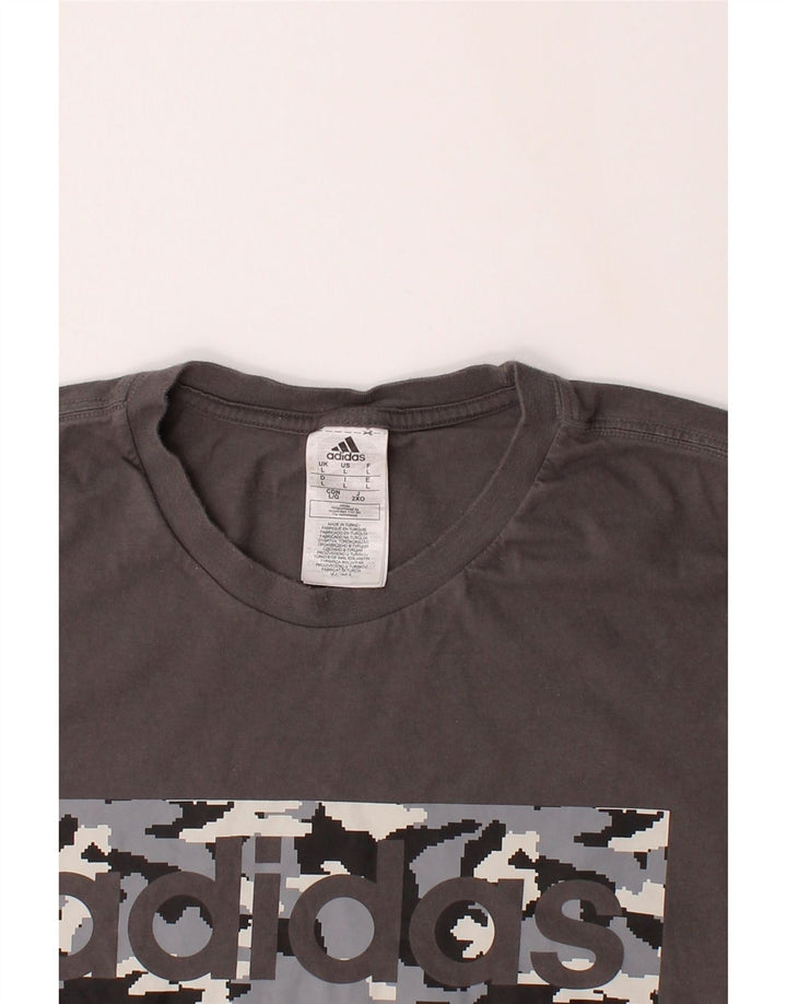 Mens Graphic T-Shirt Top Large Vintage Adidas and Second-Hand Adidas from Messina Hembry 