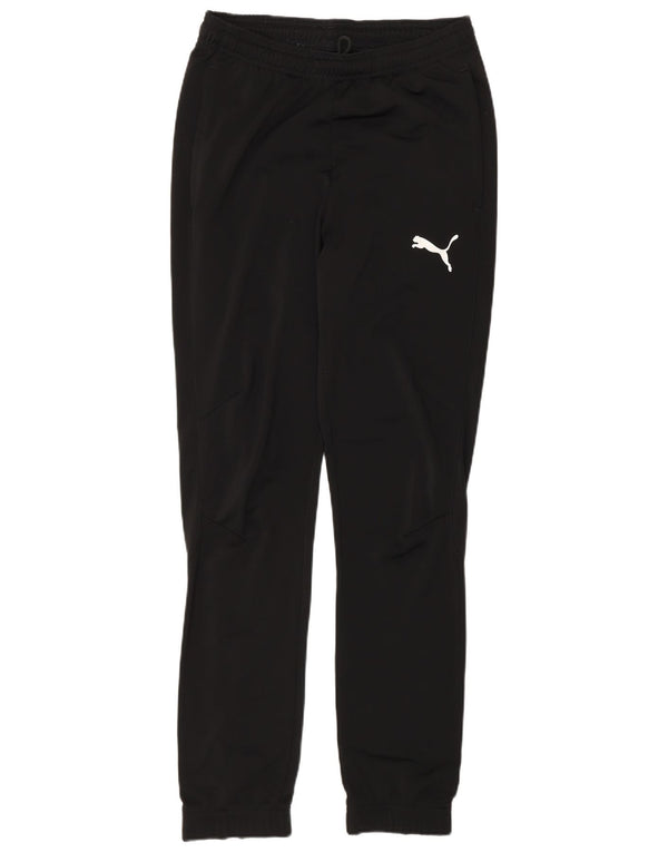 Pantaloni da tuta da uomo Puma Joggers piccoli in poliestere nero