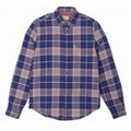 Camicia da uomo Ben Sherman Large in cotone a quadri blu navy