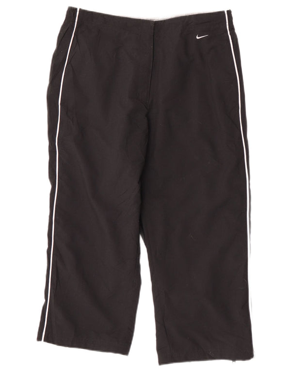 Pantaloncini sportivi Nike Bermuda da donna UK 8/10 Small Poliestere a righe nere