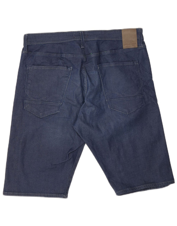 Pantaloncini di jeans larghi da uomo Jack & Jones XL W38 cotone blu