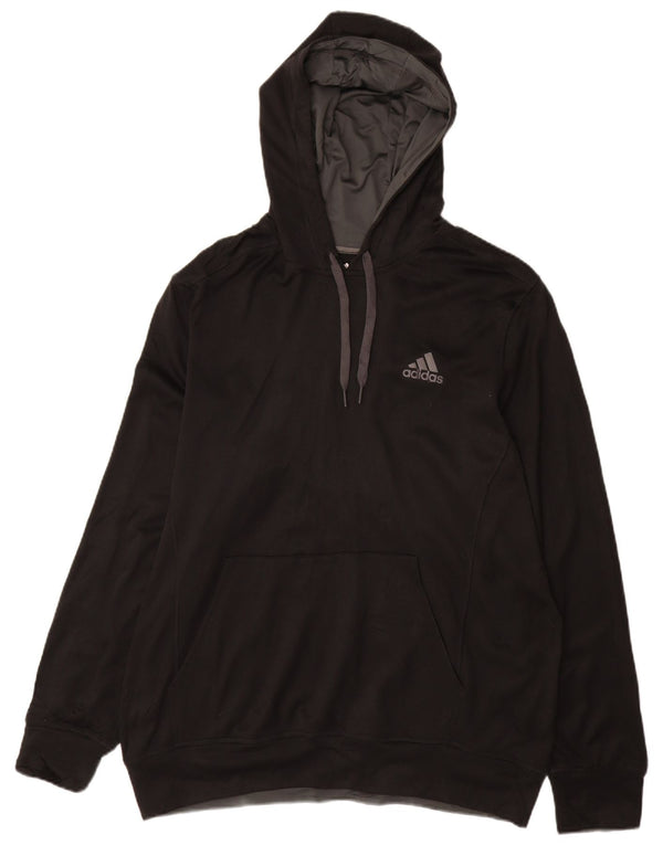 Felpa con cappuccio Adidas Climawarm da uomo XL poliestere nero