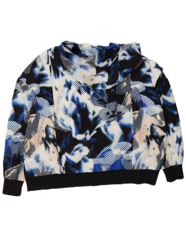 Calvin Klein Giacca da tuta da donna con motivo astratto UK 10 Small Multi