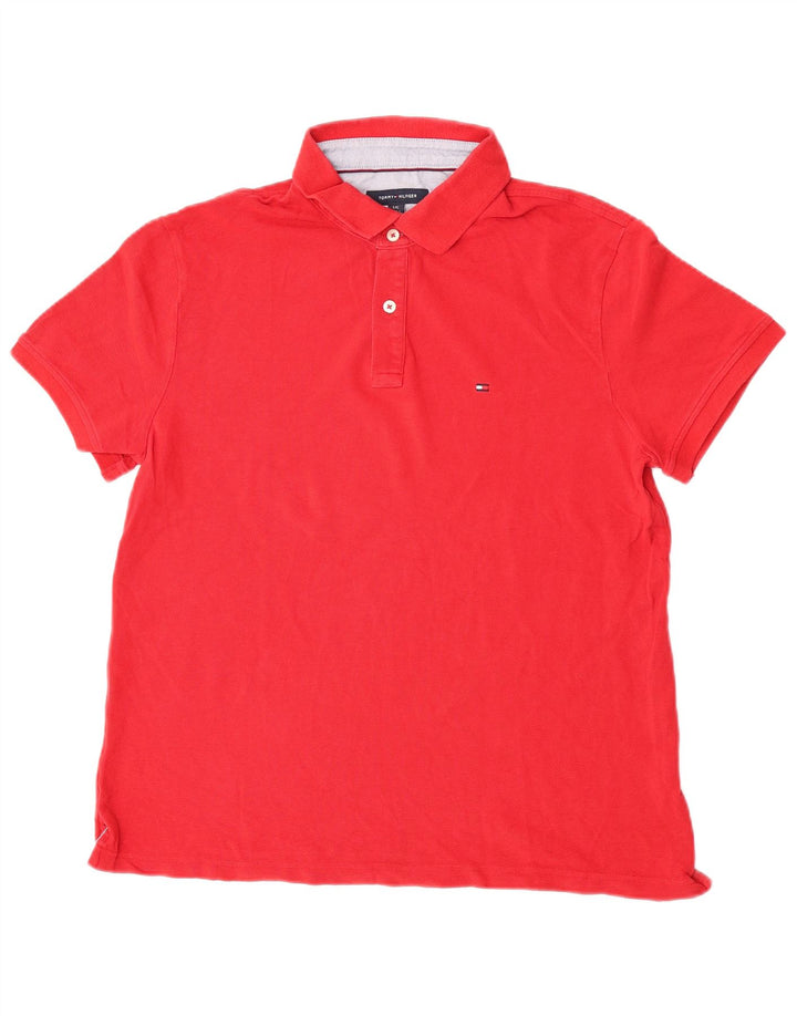 Polo da uomo Tommy Hilfiger grande rossa