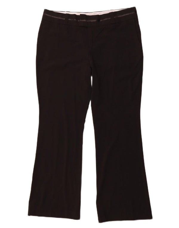 MOSSIMO Pantaloni da abito bootcut a vita alta da donna US 16 2XL W38 L32 Nero