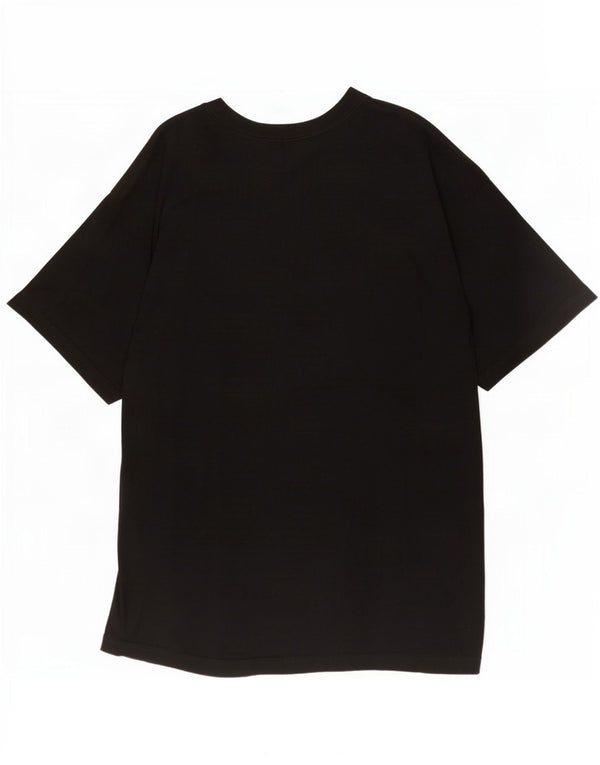 T-shirt grafica da uomo vestibilità ampia Vans XL in cotone nero
