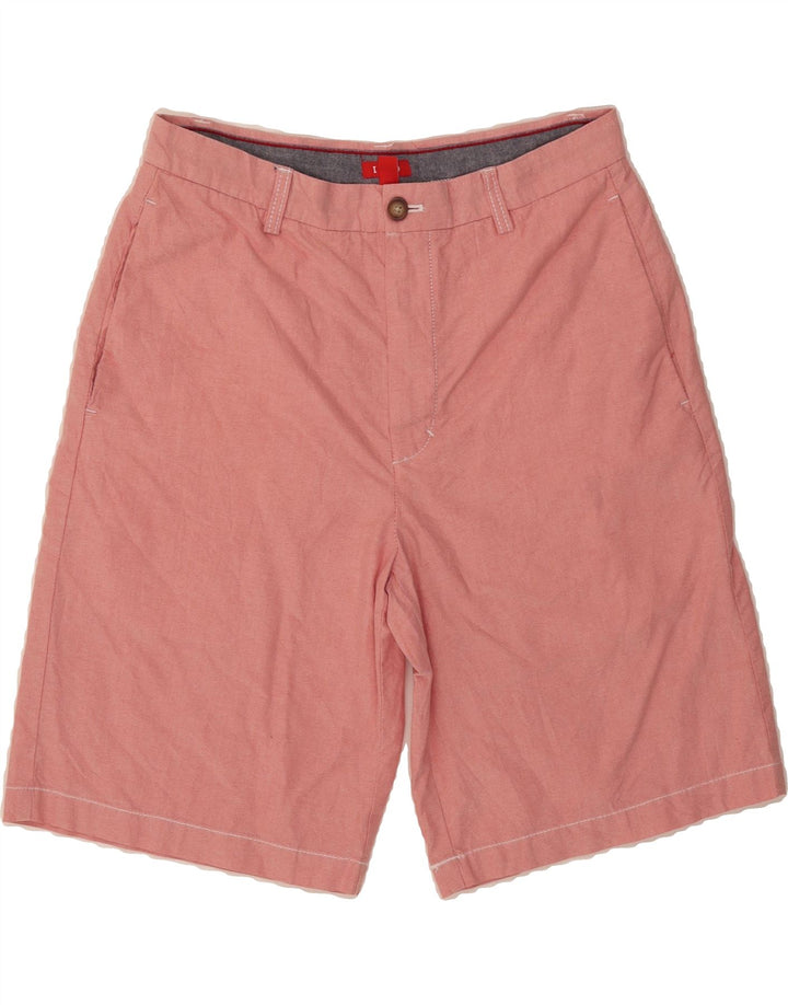 IZOD Mens Chino Shorts W32 Medium Red Cotton Vintage Izod and Second-Hand Izod from Messina Hembry 