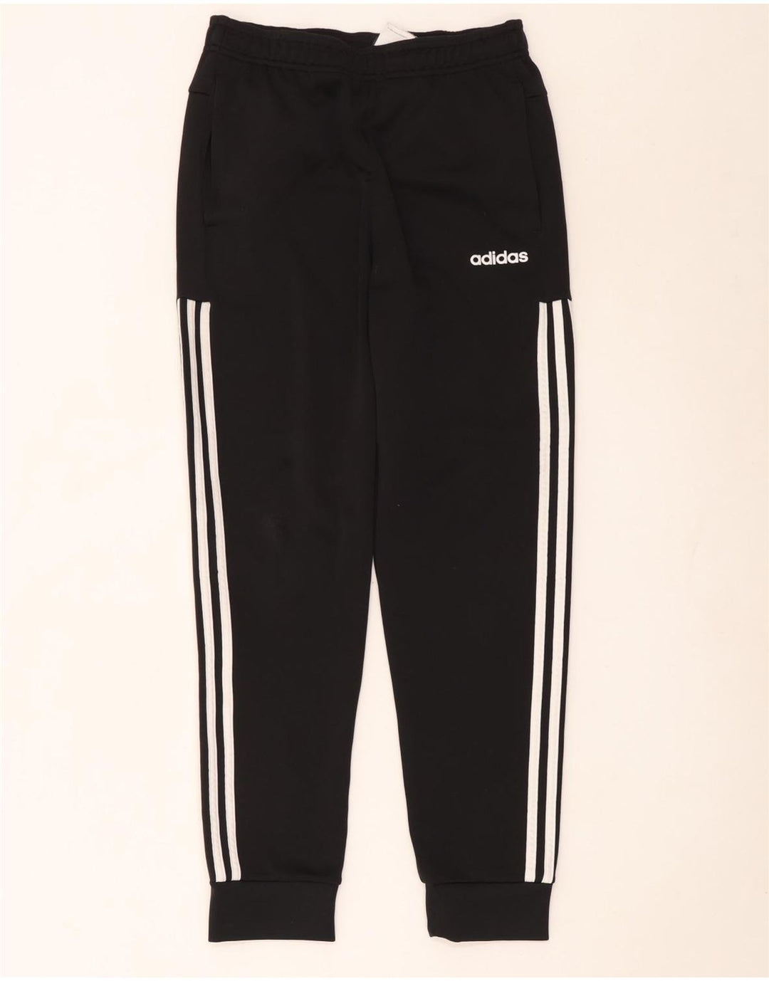 Pantaloni da tuta da uomo Adidas Joggers piccoli in poliestere nero