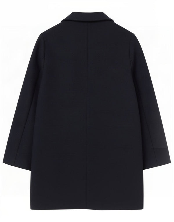 Soprabito oversize da donna Marks & Spencer UK 10 piccolo poliestere blu navy