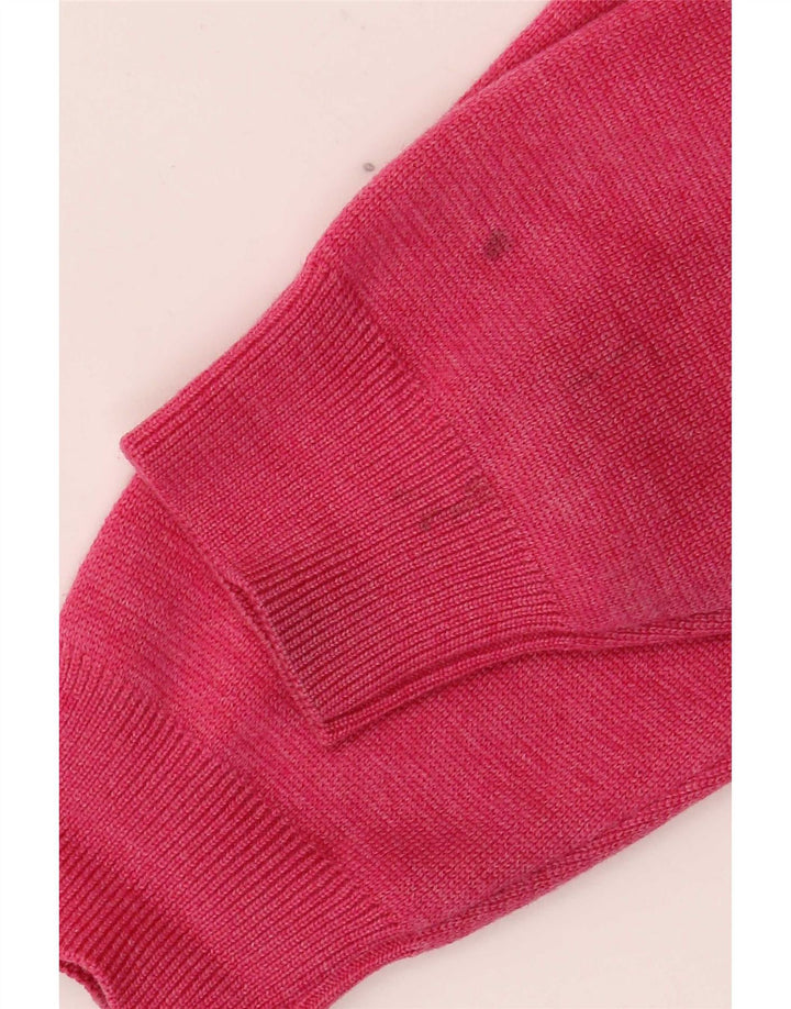 Maglione cardigan vintage da uomo 2XL Rosa