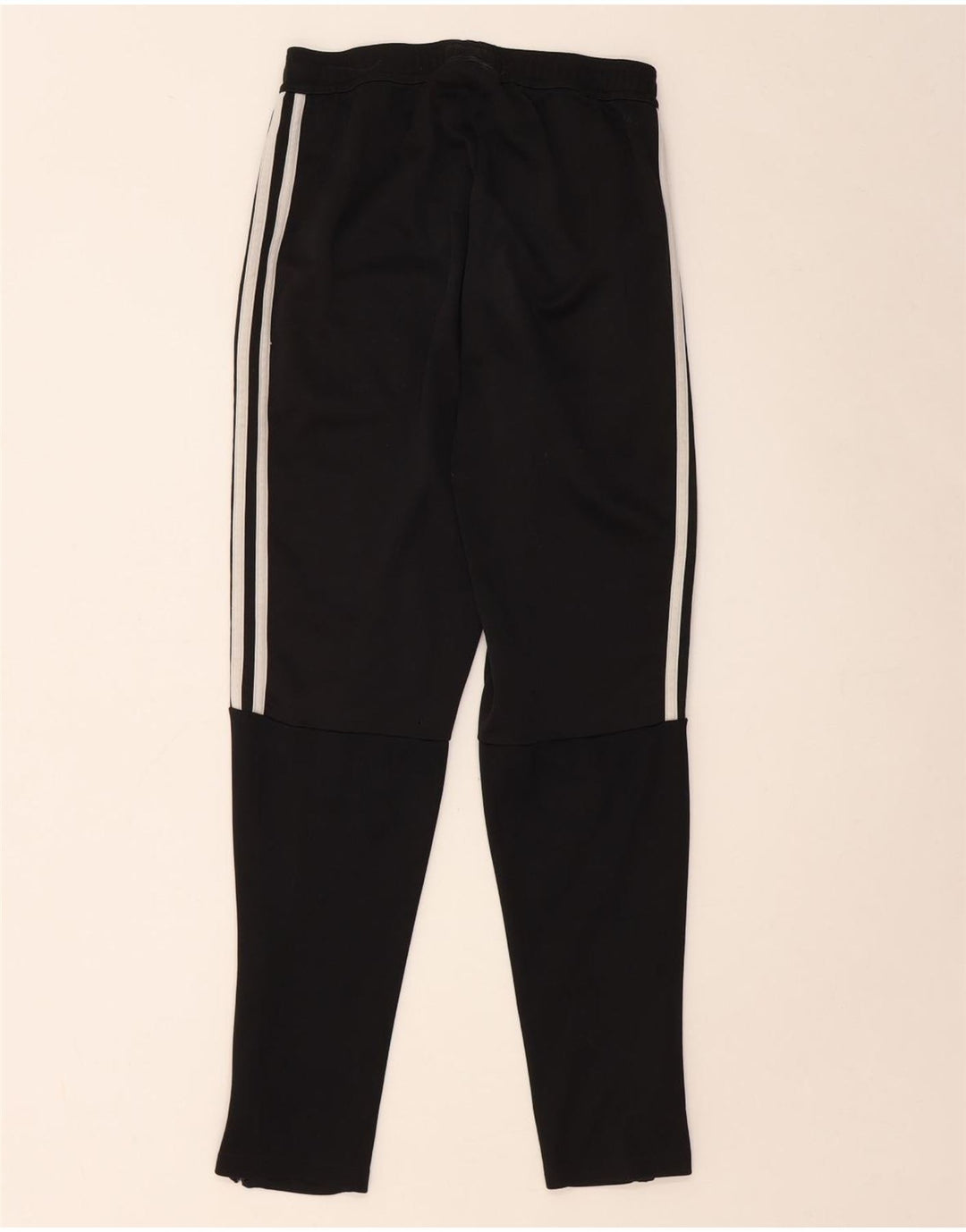Pantaloni della tuta da donna Adidas UK 10 piccoli poliestere nero