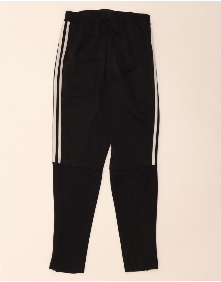 Pantaloni della tuta da donna Adidas UK 10 piccoli poliestere nero