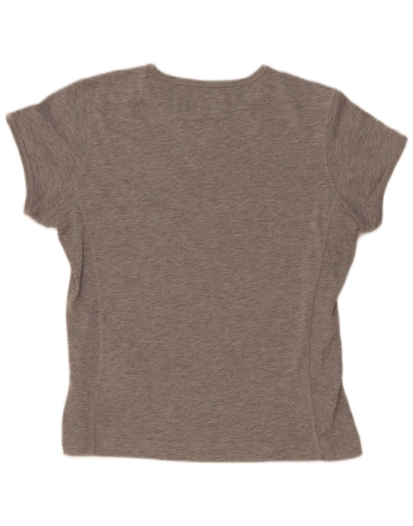 T-shirt Champion Heritage Classics da donna UK 14 Large Grey Flecked