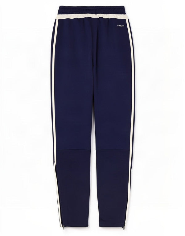 Pantaloni da tuta Adidas Climacool da uomo XS in poliestere color block blu navy