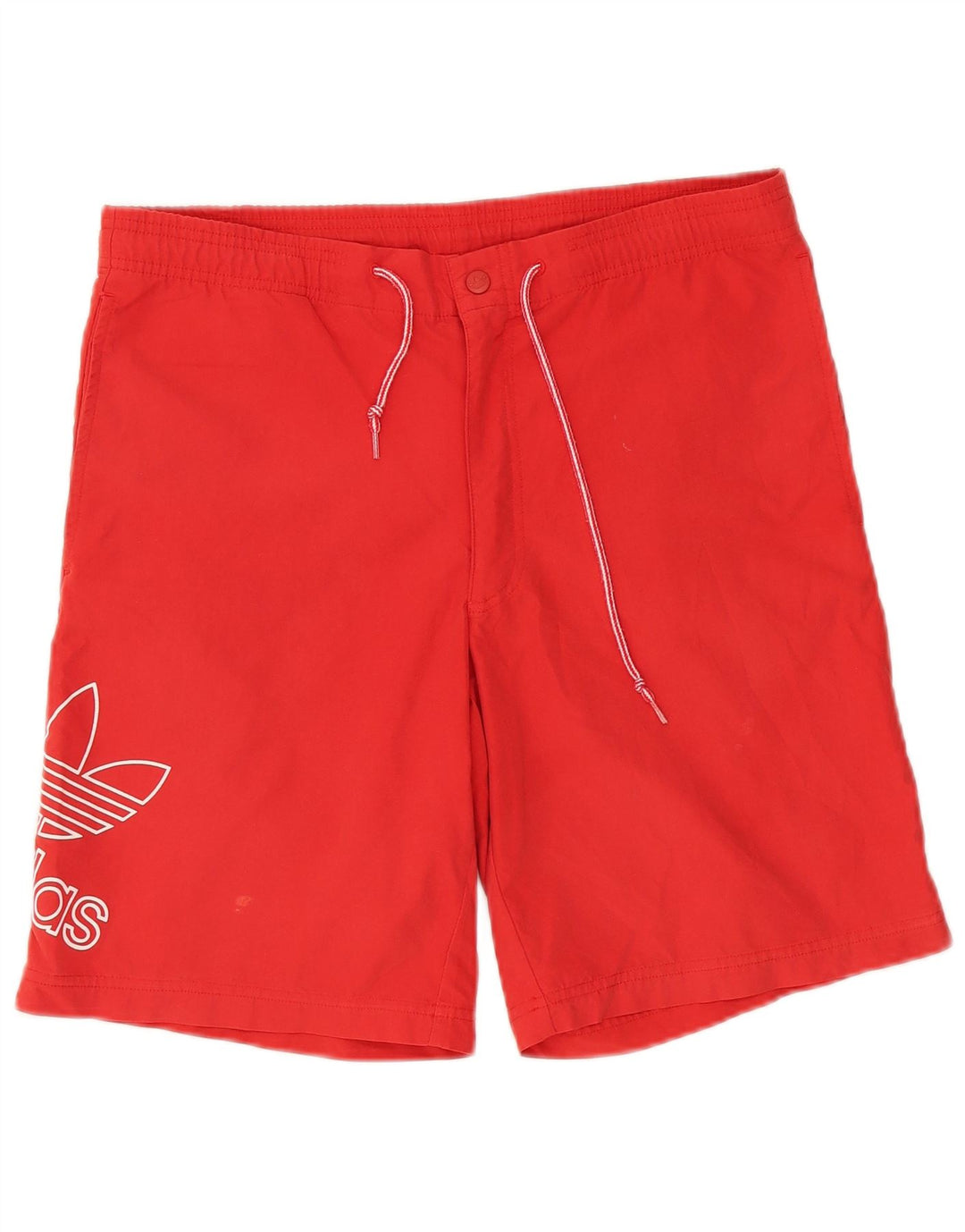 Pantaloncini casual grafici da uomo Adidas piccoli W29 cotone rosso