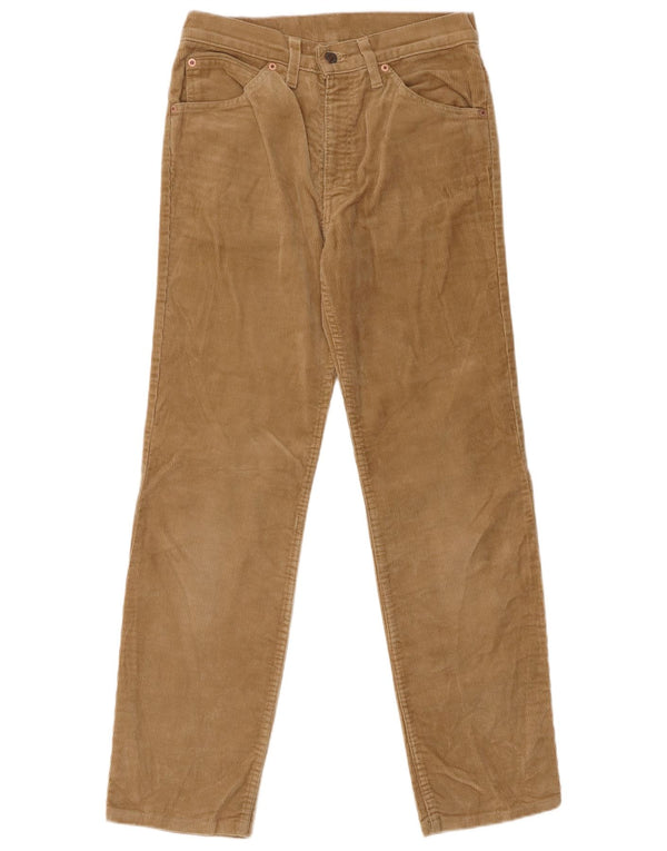 LEVI'S Pantaloni dritti in velluto a coste 630 da uomo W31 L29 Cotone Beige