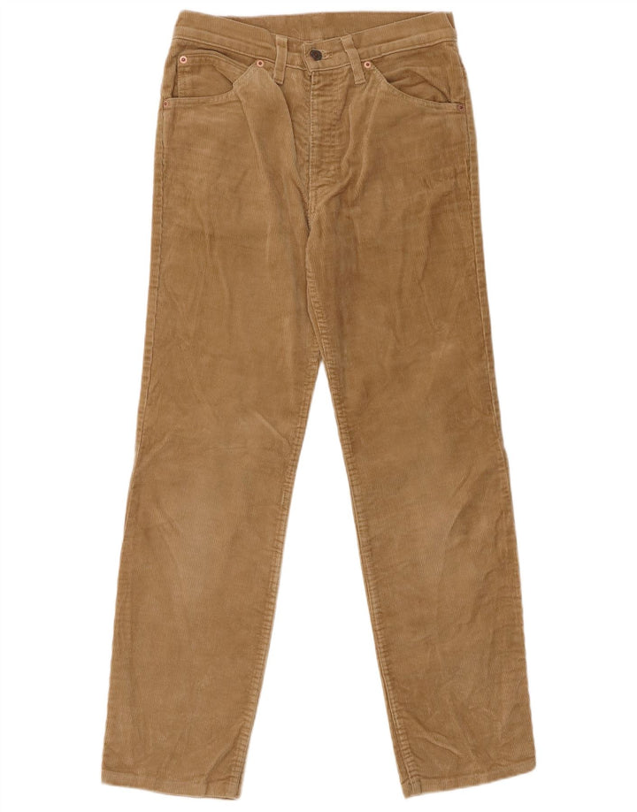 LEVI'S Pantaloni dritti in velluto a coste 630 da uomo W31 L29 Cotone Beige