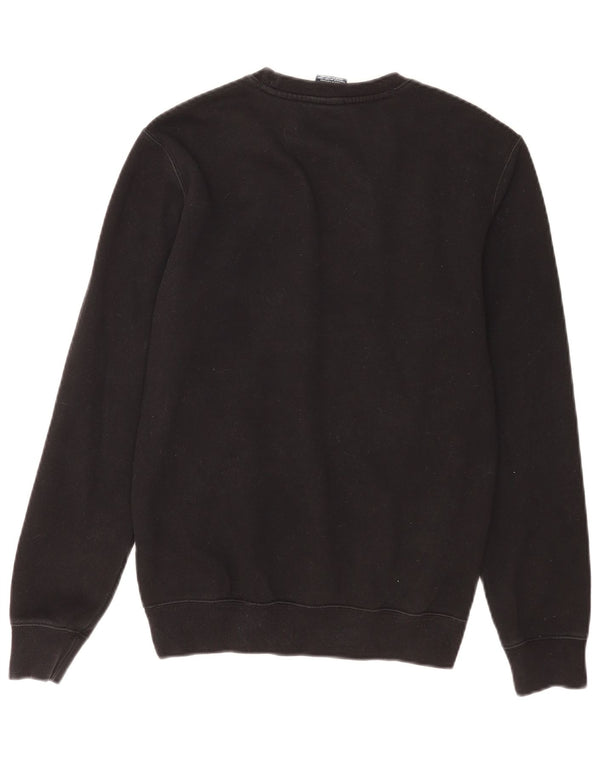Felpa grafica da uomo Champion Jumper XS in cotone nero