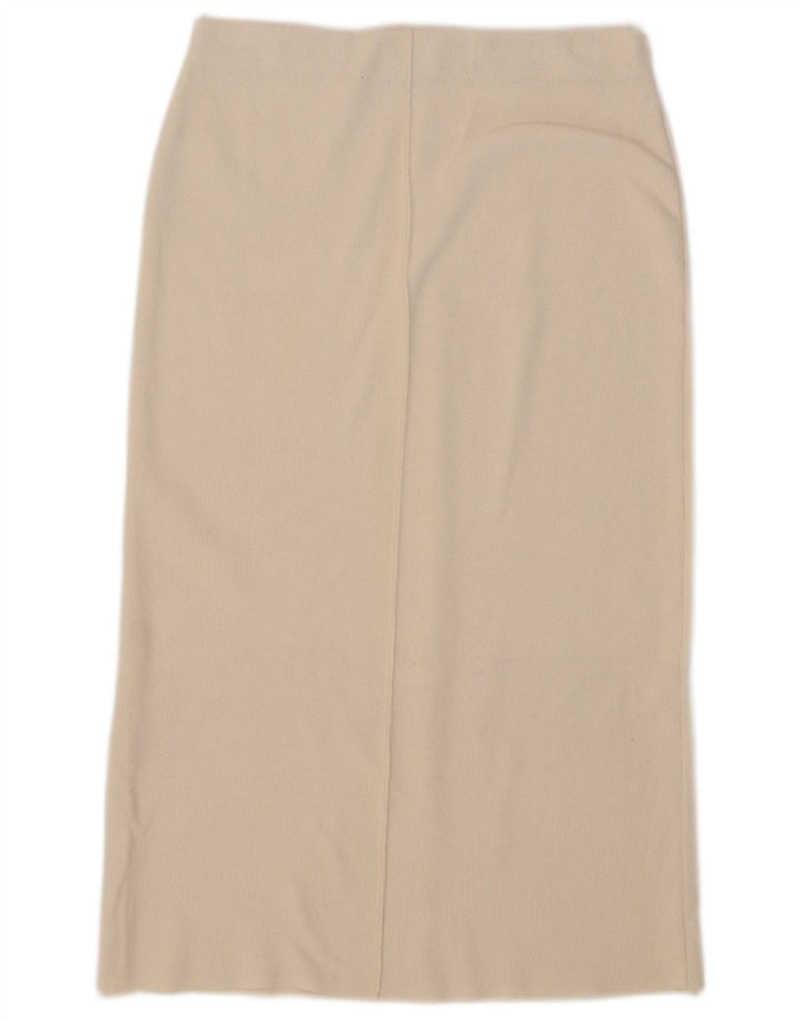 Gonna longuette Zara da donna media W28 bianco sporco